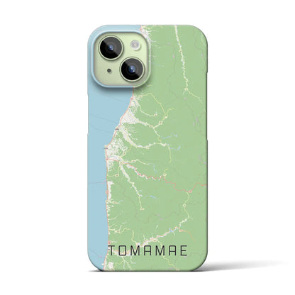 【苫前（北海道）】地図柄iPhoneケース（バックカバータイプ）