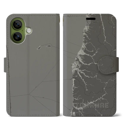 【苫前（北海道）】地図柄iPhoneケース（手帳タイプ）