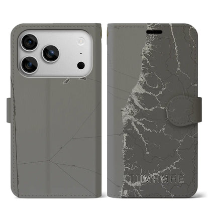 【苫前（北海道）】地図柄iPhoneケース（手帳タイプ）