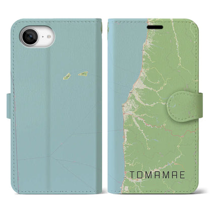 【苫前（北海道）】地図柄iPhoneケース（手帳タイプ）