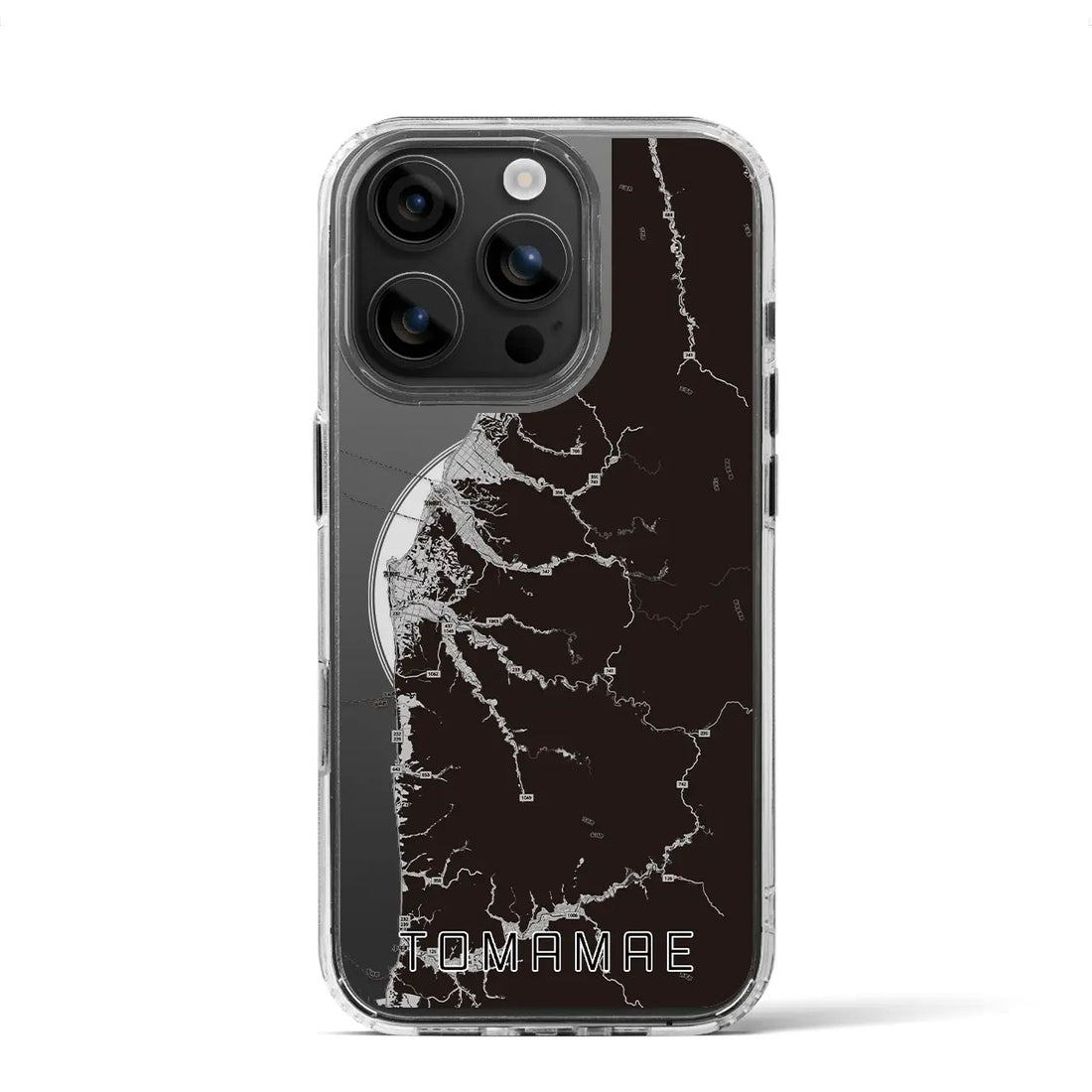 【苫前（北海道）】地図柄iPhoneケース（MagSafeタイプ）
