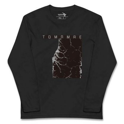 【苫前（北海道）】地図柄ロングスリーブTシャツ