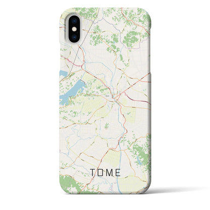 【登米（宮城県）】地図柄iPhoneケース（バックカバータイプ）