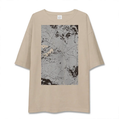 【登米（宮城県）】地図柄ビッグシルエットTシャツ