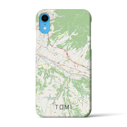 【東御（長野県）】地図柄iPhoneケース（バックカバータイプ）