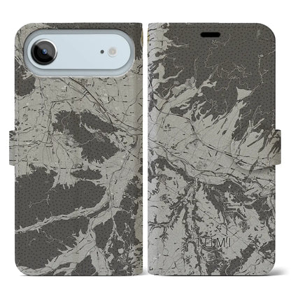 【東御（長野県）】地図柄iPhoneケース（手帳タイプ）