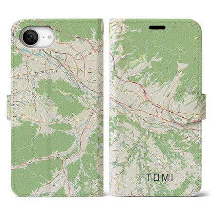 【東御（長野県）】地図柄iPhoneケース（手帳タイプ）