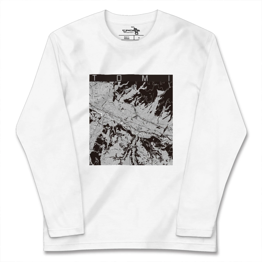 【東御（長野県）】地図柄ロングスリーブTシャツ