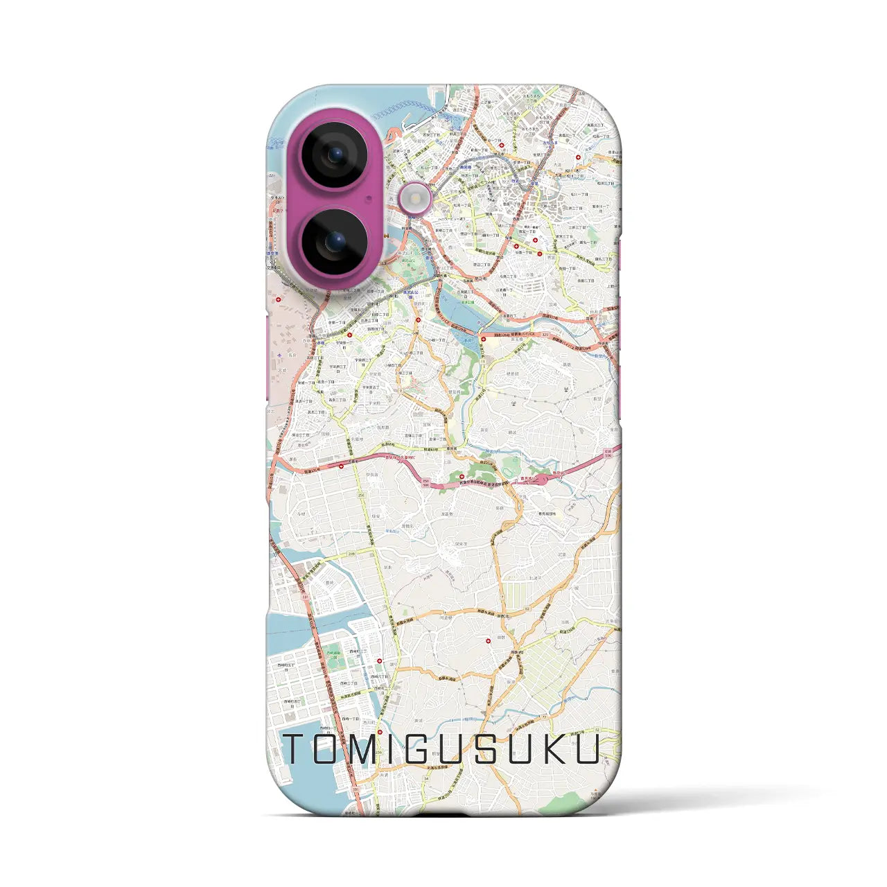 【豊見城（沖縄県）】地図柄iPhoneケース（バックカバータイプ）