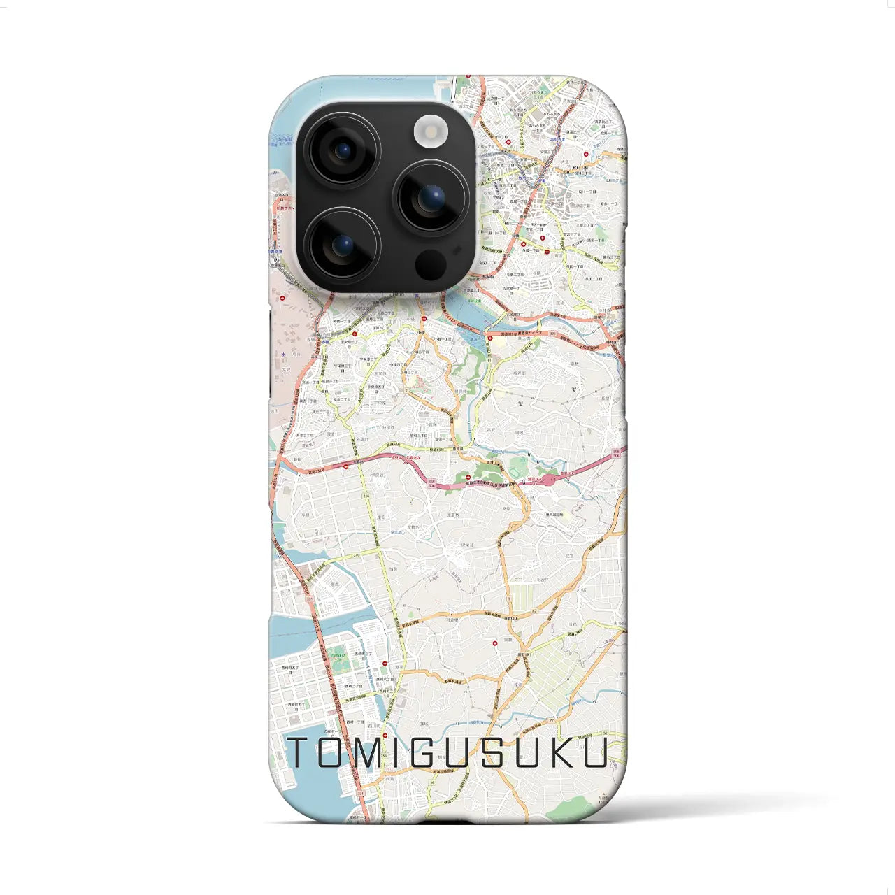 【豊見城（沖縄県）】地図柄iPhoneケース（バックカバータイプ）