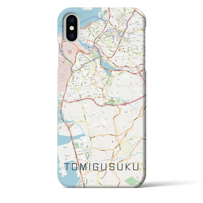 【豊見城（沖縄県）】地図柄iPhoneケース（バックカバータイプ）