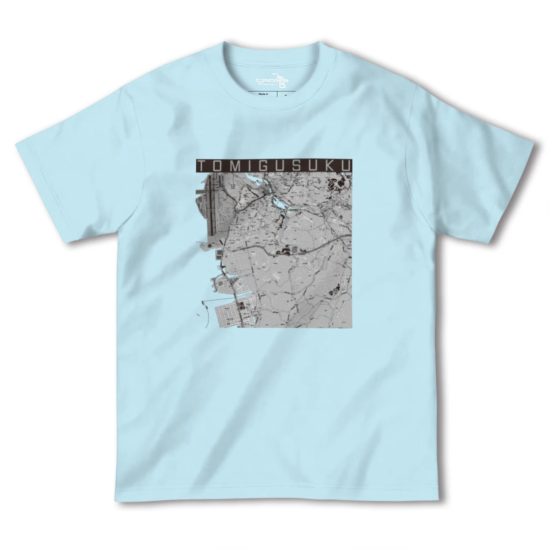 【豊見城(沖縄県)】地図柄ヘビーウェイトTシャツ