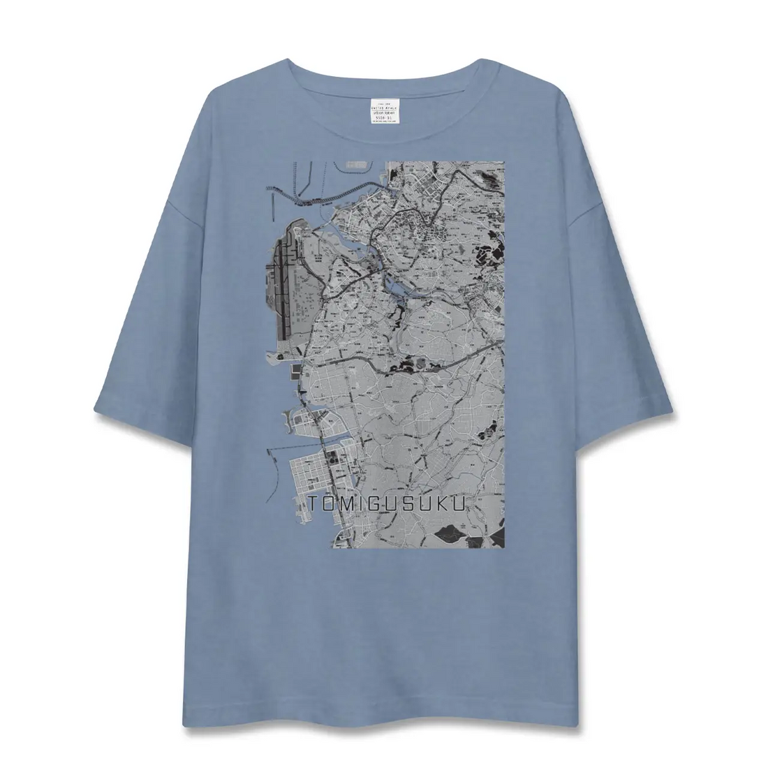 【豊見城（沖縄県）】地図柄ビッグシルエットTシャツ