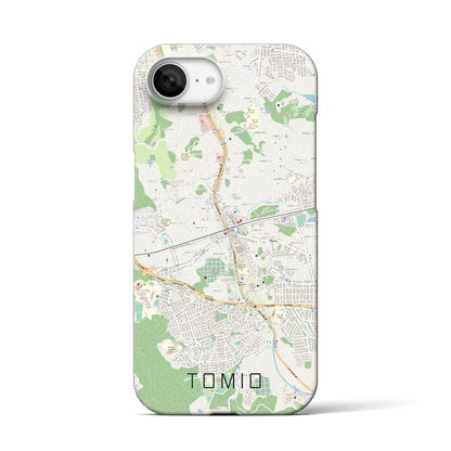 【富雄（奈良県）】地図柄iPhoneケース（バックカバータイプ）