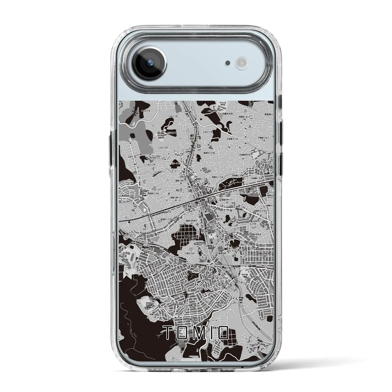 【富雄（奈良県）】地図柄iPhoneケース（MagSafeタイプ）