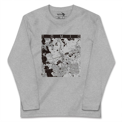 【富雄（奈良県）】地図柄ロングスリーブTシャツ