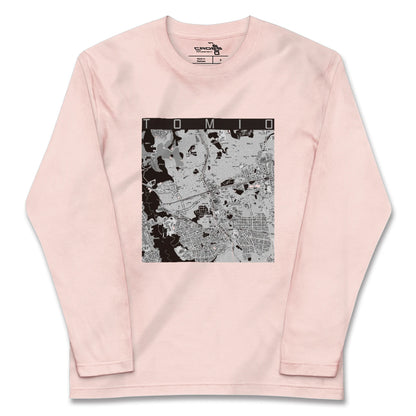 【富雄（奈良県）】地図柄ロングスリーブTシャツ