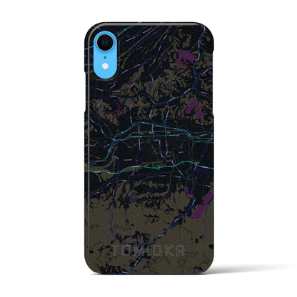 【富岡（群馬県）】地図柄iPhoneケース（バックカバータイプ）