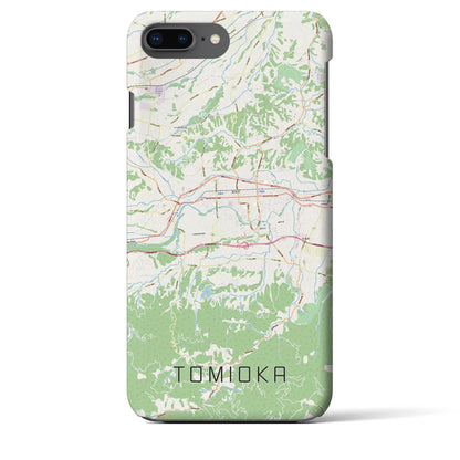 【富岡（群馬県）】地図柄iPhoneケース（バックカバータイプ）