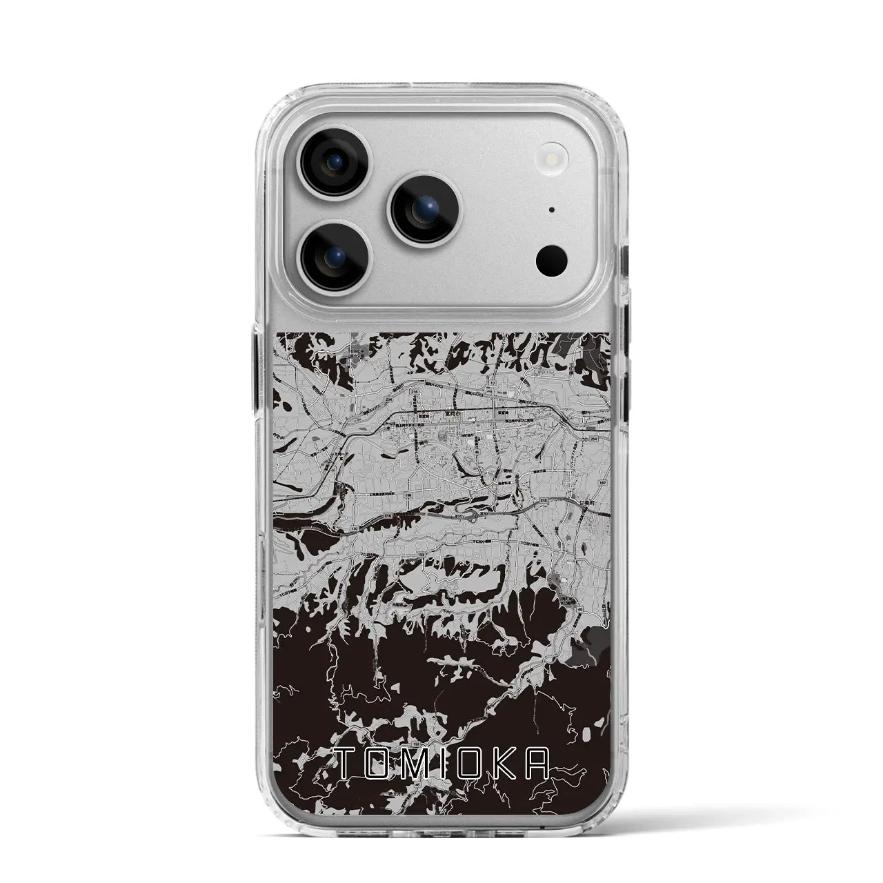 【富岡（群馬県）】地図柄iPhoneケース（MagSafeタイプ）