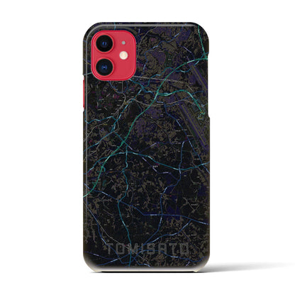 【富里（千葉県）】地図柄iPhoneケース（バックカバータイプ）