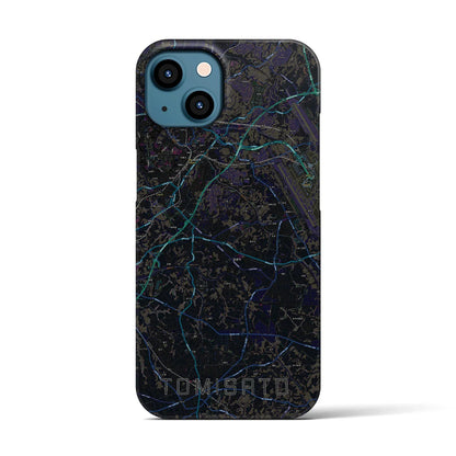 【富里（千葉県）】地図柄iPhoneケース（バックカバータイプ）