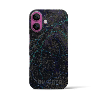 【富里（千葉県）】地図柄iPhoneケース（バックカバータイプ）