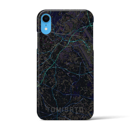 【富里（千葉県）】地図柄iPhoneケース（バックカバータイプ）