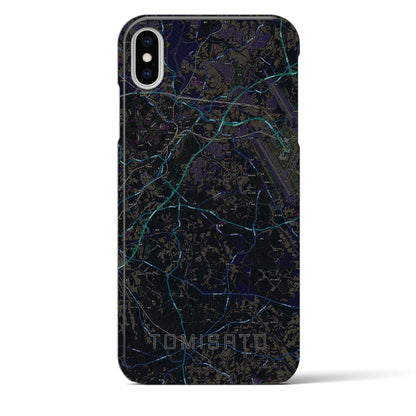 【富里（千葉県）】地図柄iPhoneケース（バックカバータイプ）