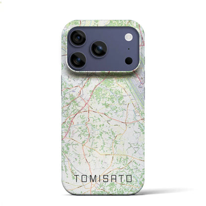 【富里（千葉県）】地図柄iPhoneケース（バックカバータイプ）