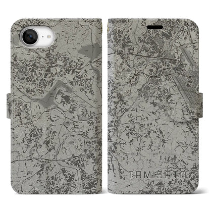 【富里（千葉県）】地図柄iPhoneケース（手帳タイプ）