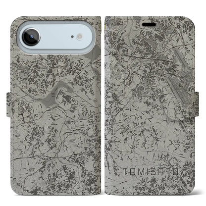 【富里（千葉県）】地図柄iPhoneケース（手帳タイプ）