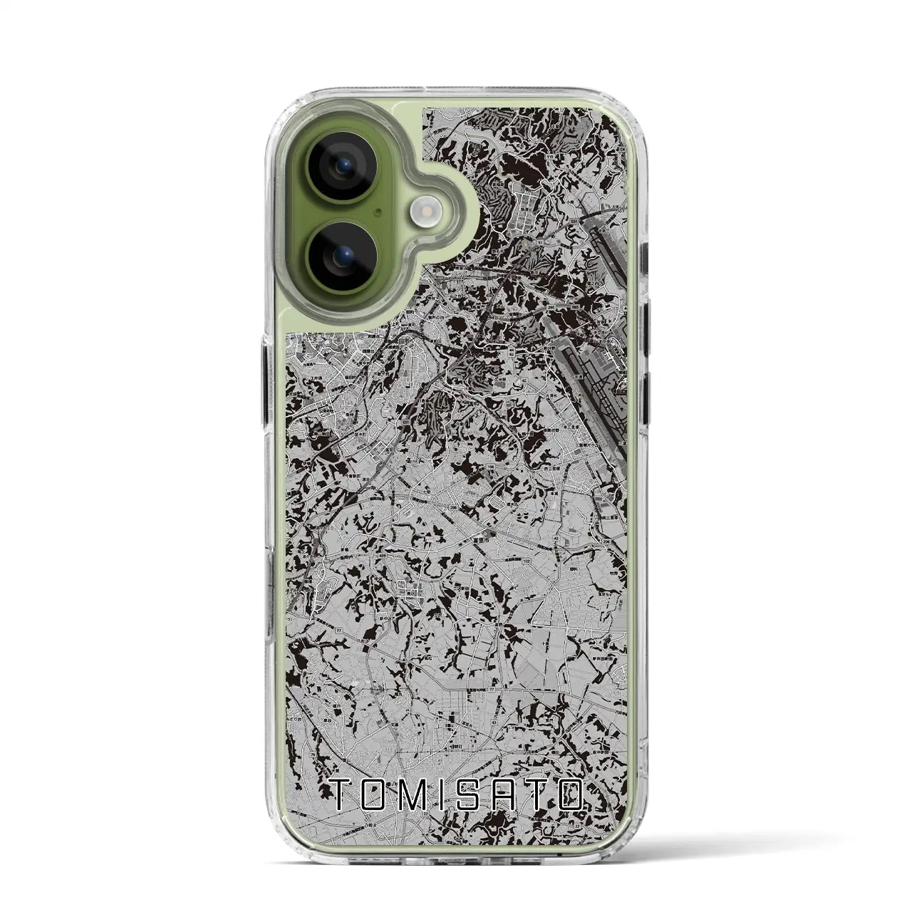 【富里（千葉県）】地図柄iPhoneケース（MagSafeタイプ）