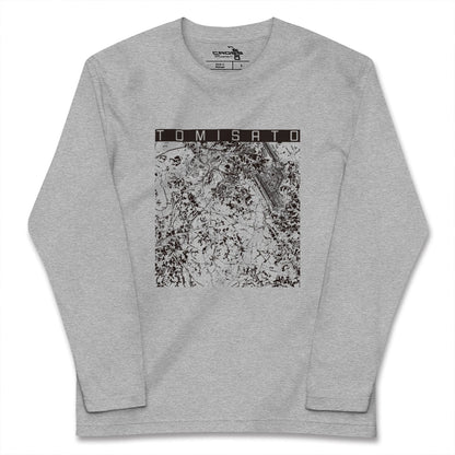 【富里（千葉県）】地図柄ロングスリーブTシャツ