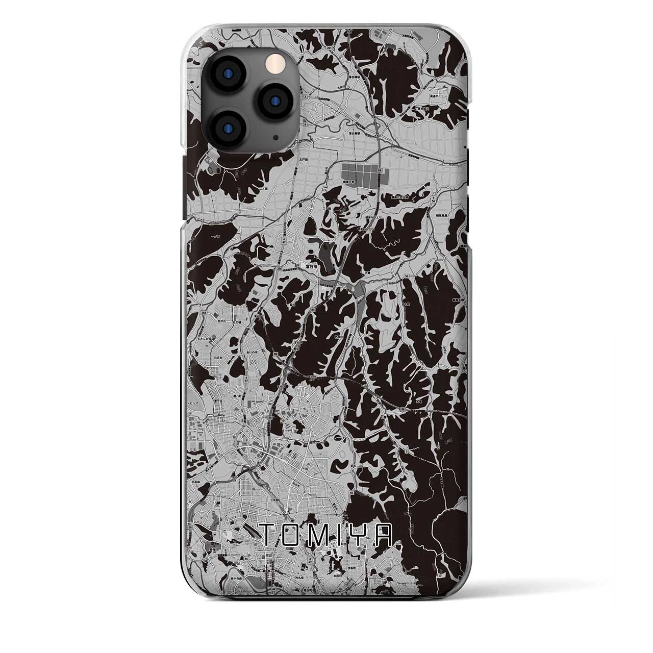 【富谷（宮城県）】地図柄iPhoneケース（クリアタイプ）