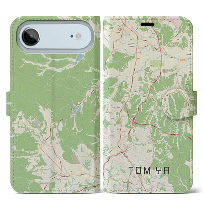 【富谷（宮城県）】地図柄iPhoneケース（手帳タイプ）