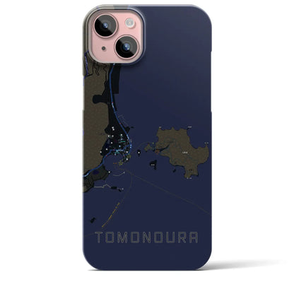 【鞆の浦（広島県）】地図柄iPhoneケース（バックカバータイプ）