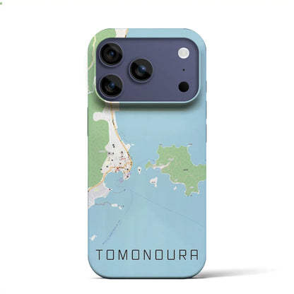 【鞆の浦（広島県）】地図柄iPhoneケース（バックカバータイプ）