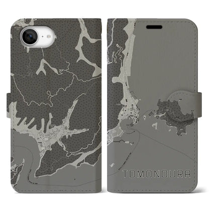 【鞆の浦（広島県）】地図柄iPhoneケース（手帳タイプ）