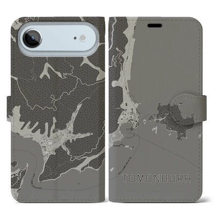 【鞆の浦（広島県）】地図柄iPhoneケース（手帳タイプ）