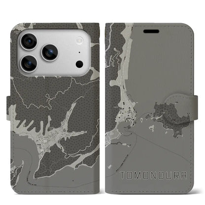 【鞆の浦（広島県）】地図柄iPhoneケース（手帳タイプ）