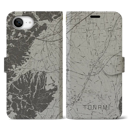 【砺波（富山県）】地図柄iPhoneケース（手帳タイプ）