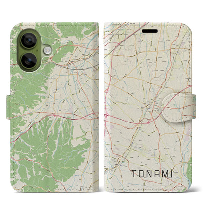 【砺波（富山県）】地図柄iPhoneケース（手帳タイプ）