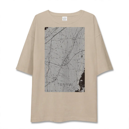 【砺波（富山県）】地図柄ビッグシルエットTシャツ