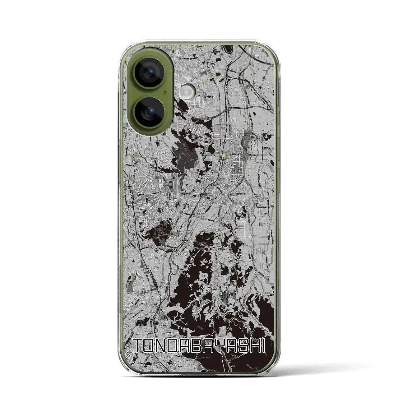 【富田林（大阪府）】地図柄iPhoneケース（クリアタイプ）