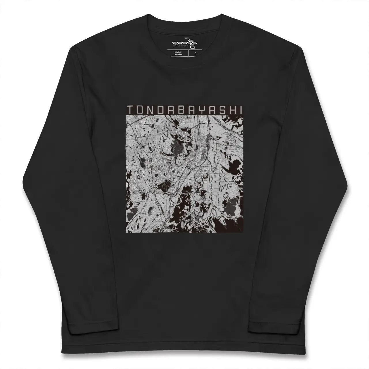 【富田林（大阪府）】地図柄ロングスリーブTシャツ