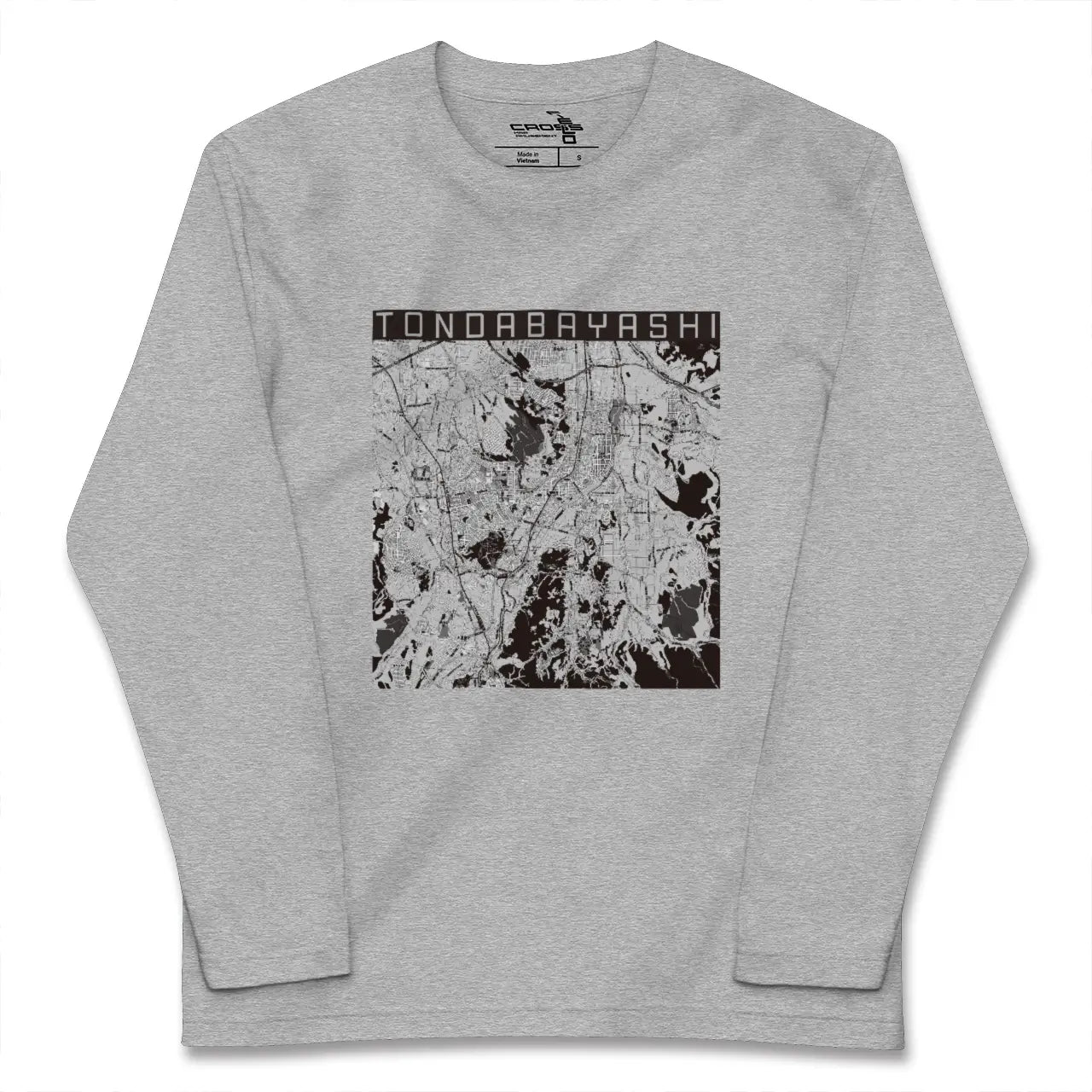 【富田林（大阪府）】地図柄ロングスリーブTシャツ