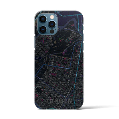 【屯田（北海道）】地図柄iPhoneケース（バックカバータイプ）