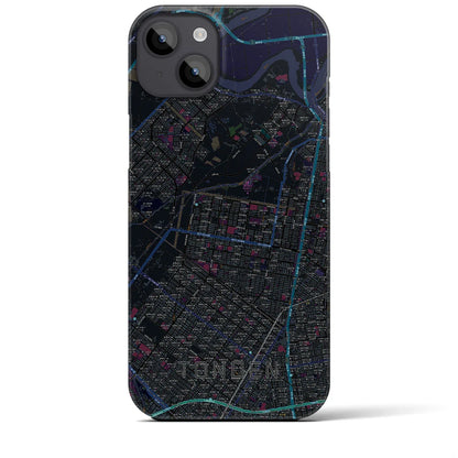 【屯田（北海道）】地図柄iPhoneケース（バックカバータイプ）