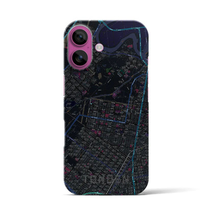 【屯田（北海道）】地図柄iPhoneケース（バックカバータイプ）